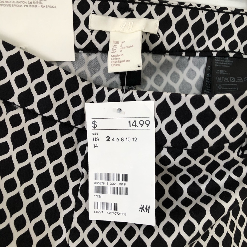H & M Patterned Pants - Picture 6 of 8